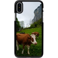 Coque iPhone X / Xs - Fête Nationale Suisse Vaches