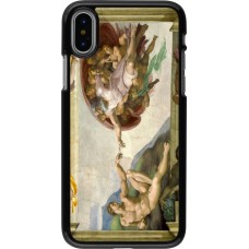 Coque iPhone X / Xs - Tableau art - La Création d’Adam - Michel-Ange