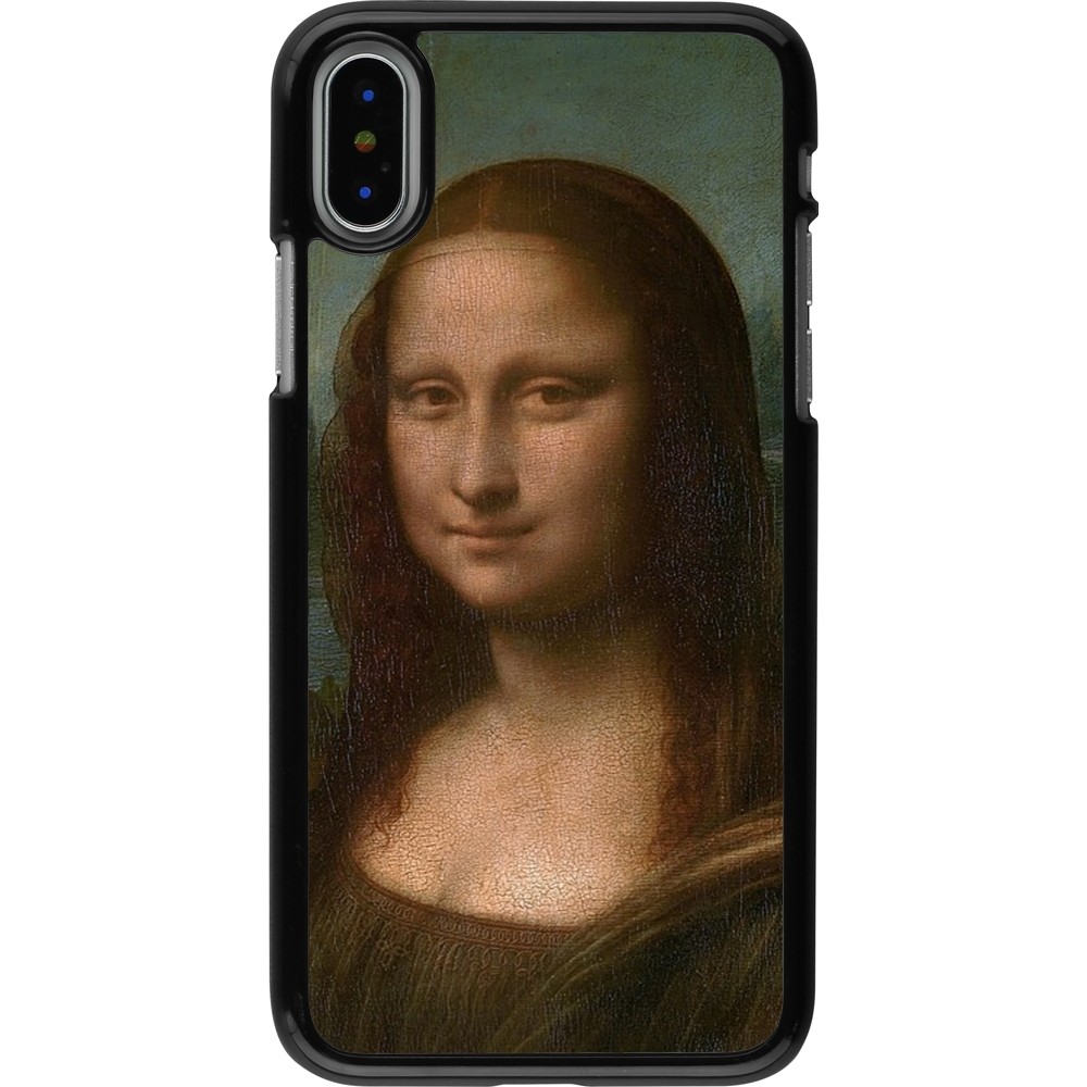Coque iPhone X / Xs - Tableau art - La Joconde - Léonard de Vinci