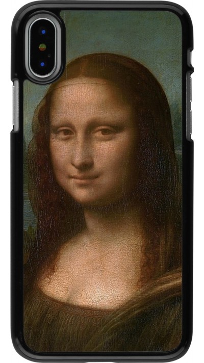 Coque iPhone X / Xs - Tableau art - La Joconde - Léonard de Vinci