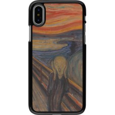 Coque iPhone X / Xs - Tableau art - Le Cri - Edvard Munch
