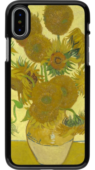 Coque iPhone X / Xs - Tableau art - Les Tournesols - Van Gogh