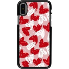 Coque iPhone X / Xs - Valentine 2024 with love heart