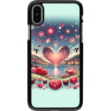 iPhone X / Xs Case Hülle - Valentin 2025 Schick