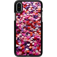 Coque iPhone X / Xs - Valentine 2025 Confetti