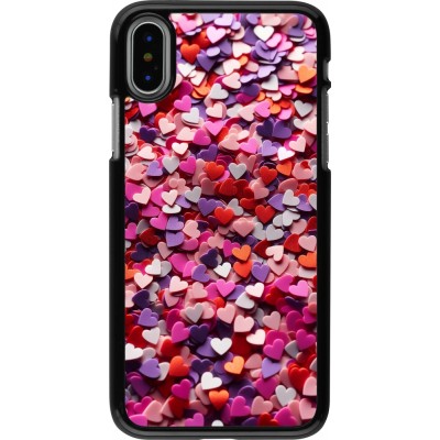 Coque iPhone X / Xs - Valentine 2025 Confetti