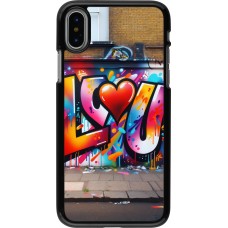 Coque iPhone X / Xs - Valentine 2025 Love U Tag
