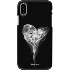 Coque iPhone X / Xs - Valentine 2022 Black Smoke