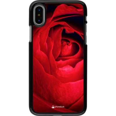 Hülle iPhone X / Xs - Valentine 2022 Rose