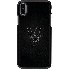 iPhone X / Xs Case Hülle - Valentine 2023 hands forever
