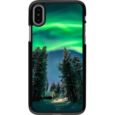 Coque iPhone X / Xs - Winter 22 Northern Lights