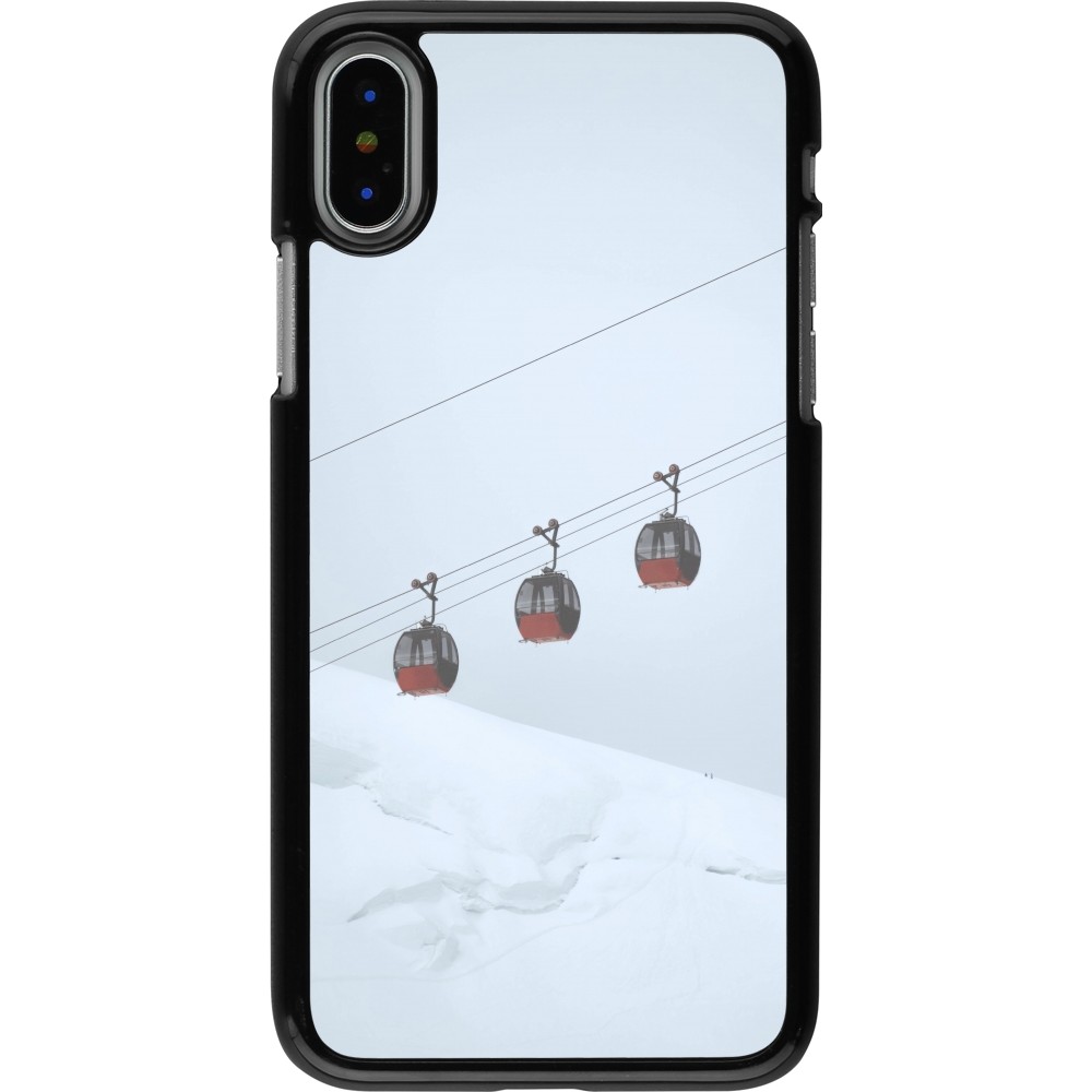 Coque iPhone X / Xs - Winter 22 ski lift