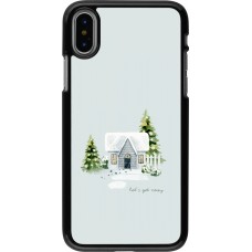 Coque iPhone X / Xs - Winter 25 Cosy House