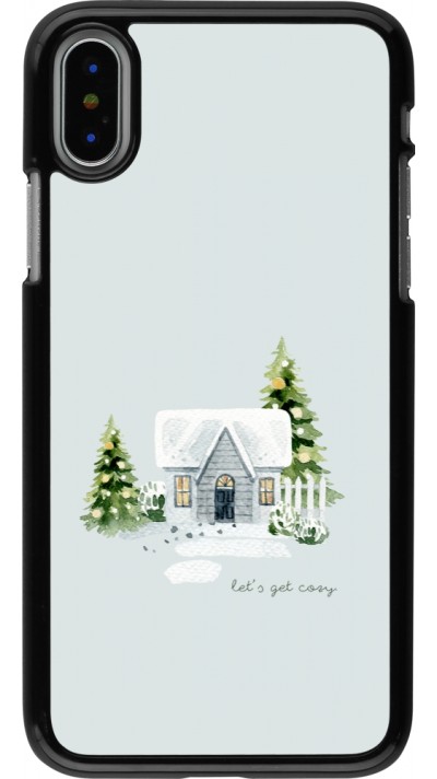 Coque iPhone X / Xs - Winter 25 Cosy House