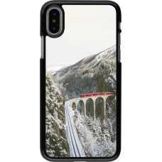 iPhone X / Xs Case Hülle - Winter 25 Winter polar express