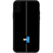 iPhone X / Xs Case Hülle - Silikon schwarz Kanton AG schwarz