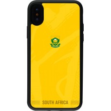 iPhone X / Xs Case Hülle - Silikon schwarz Südafrika 2026 personalisierbares Fussballtrikot