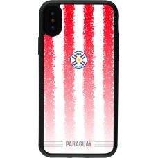 iPhone X / Xs Case Hülle - Silikon schwarz Paraguay 2026 personalisierbares Fussballtrikot