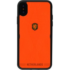 iPhone X / Xs Case Hülle - Silikon schwarz Niederlande 2026 personalisierbares Fussballtrikot