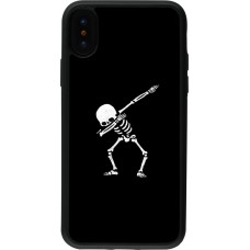 Hülle iPhone X / Xs - Silikon schwarz Halloween 19 09