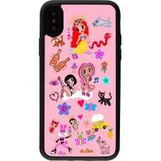 Coque iPhone X / Xs - Silicone rigide noir Karol G La Bichota Manana Sera Bonito