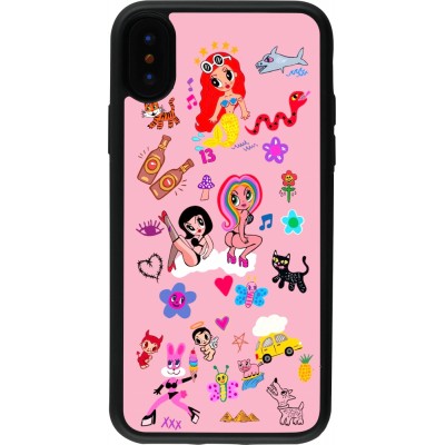 iPhone X / Xs Case Hülle - Silikon schwarz Karol G La Bichota Manana Sera Bonito