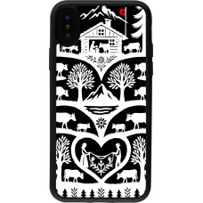 iPhone X / Xs Case Hülle - Silikon schwarz Poya Schweiz 2 schwarz