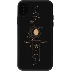 iPhone X / Xs Case Hülle - Silikon schwarz Spring 23 astro