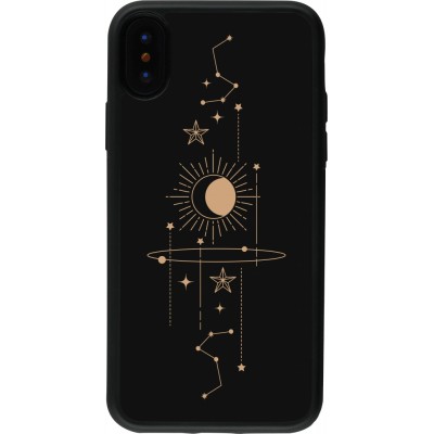 iPhone X / Xs Case Hülle - Silikon schwarz Spring 23 astro