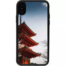 iPhone X / Xs Case Hülle - Silikon schwarz Spring 23 Japan