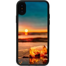 Coque iPhone X / Xs - Silicone rigide noir Summer 2021 16