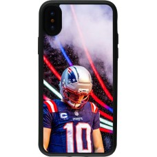 iPhone X / Xs Case Hülle - Silikon schwarz Super Bowl 26 Patriots 3