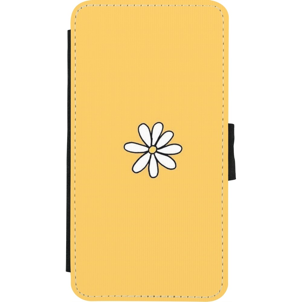 iPhone X / Xs Case Hülle - Wallet schwarz Easter 2023 daisy