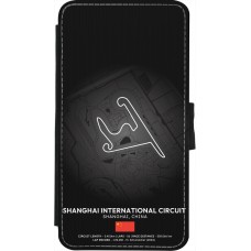 Coque iPhone X / Xs - Wallet noir F1 Track 2025 China