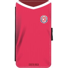 iPhone X / Xs Case Hülle - Wallet schwarz Costa Rica 2022 personalisierbares Fussballtrikot