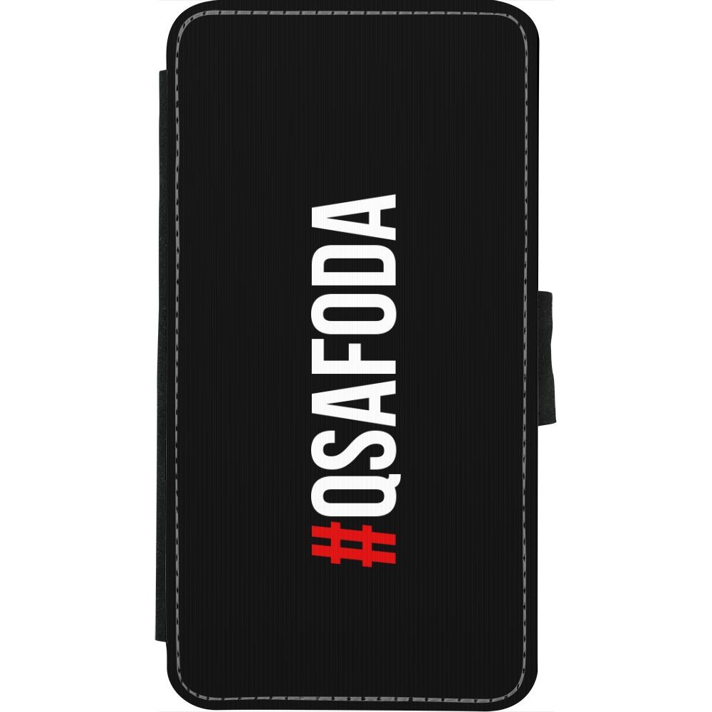 Coque iPhone X / Xs - Wallet noir Qsafoda 1