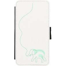 iPhone X / Xs Case Hülle - Wallet schwarz Spring 23 baby elephant