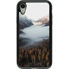 iPhone XR Case Hülle - Hybrid Armor schwarz Autumn 22 forest lanscape