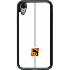 iPhone XR Case Hülle - Hybrid Armor schwarz Kanton BE weiss
