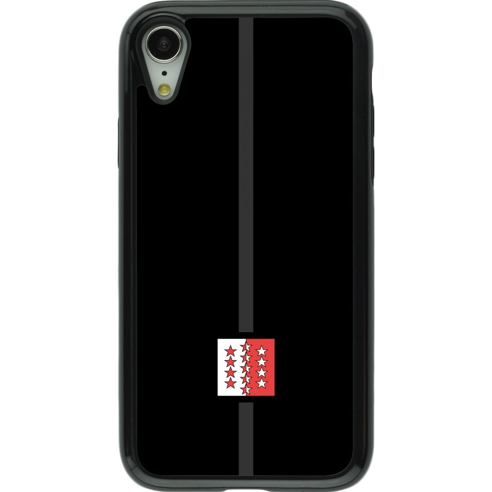 iPhone XR Case Hülle - Hybrid Armor schwarz Kanton VS schwarz