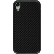 Coque iPhone XR - Hybrid Armor noir Carbon Basic