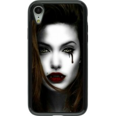 iPhone XR Case Hülle - Hybrid Armor schwarz Halloween 2023 gothic vampire