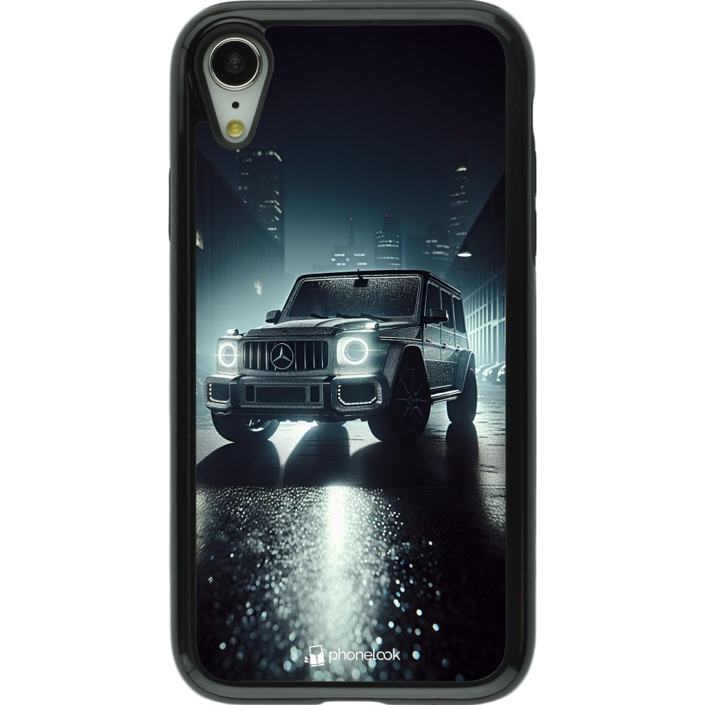 iPhone XR Case Hülle - Hybrid Armor schwarz Mercedes G AMG Nacht