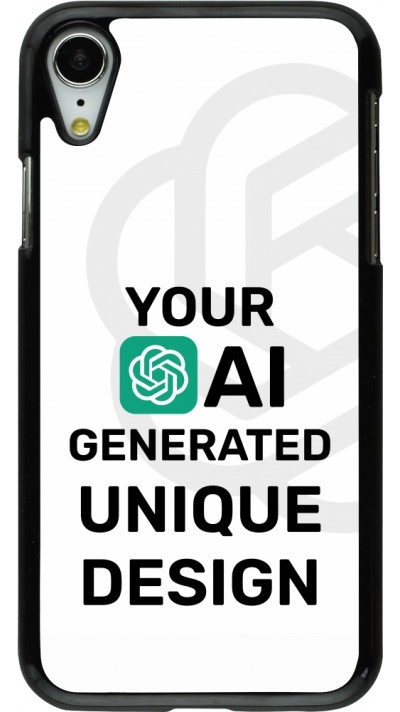 Coque iPhone XR - 100% unique générée par intelligence artificielle (AI) avec vos idées