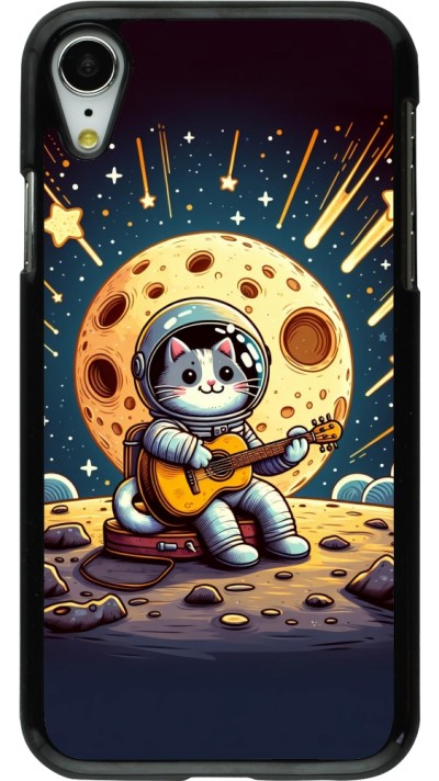 Coque iPhone XR - AstroCat RockLune