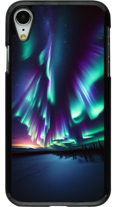 iPhone XR Case Hülle - Funkelndes Nordlicht