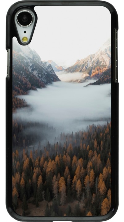 iPhone XR Case Hülle - Autumn 22 forest lanscape