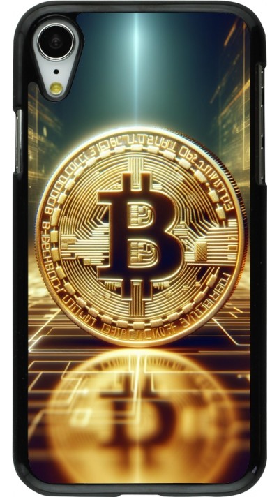 iPhone XR Case Hülle - Bitcoin Stehen