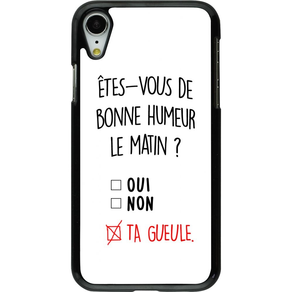 Hülle iPhone XR - Bonne humeur matin