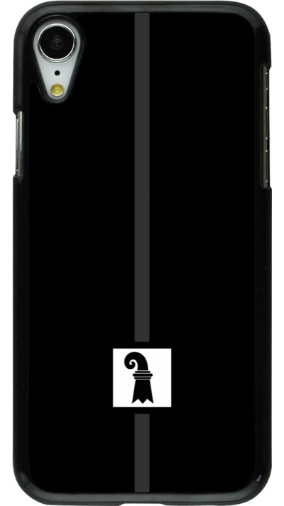 iPhone XR Case Hülle - Kanton BS schwarz
